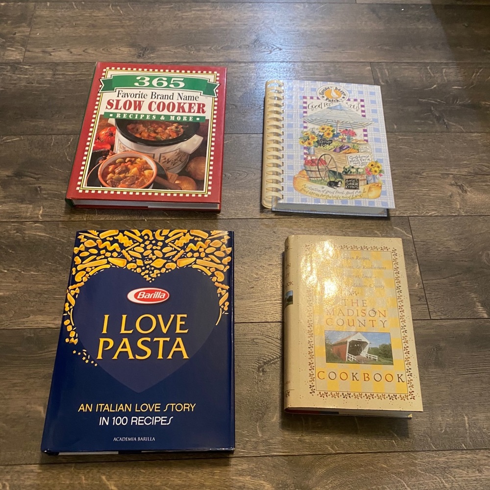 Lot of 4 Hardcover Cookbooks